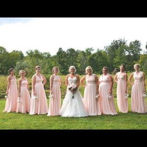 Bridesmaid dress/ long ball gown